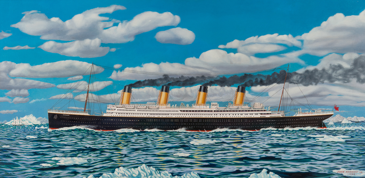 The Titanic
 27 x 54 "