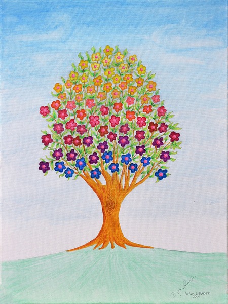 Tree Of Life
18 x 24

12 x 16 Matted Print $75 / Matted Print Framed $195

18 x 24   (Original Size) Giclee $595 / Framed Giclee $725
